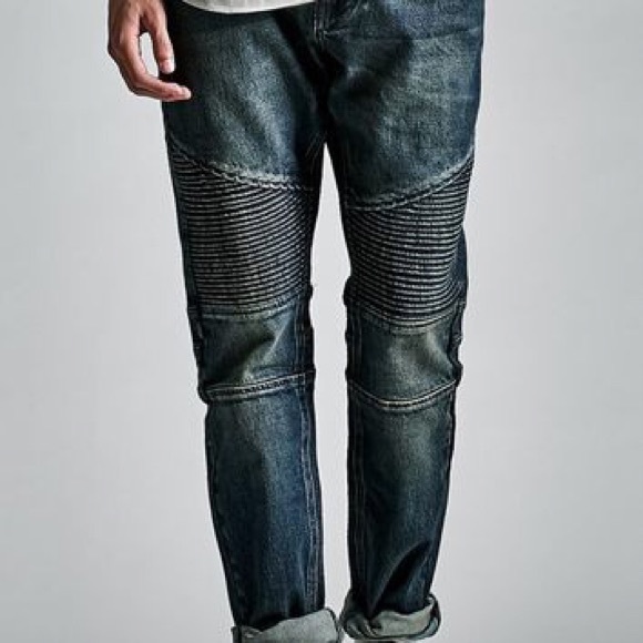 Bullhead Moto skinny biker jeans 30x30 nwot - Picture 2 of 3